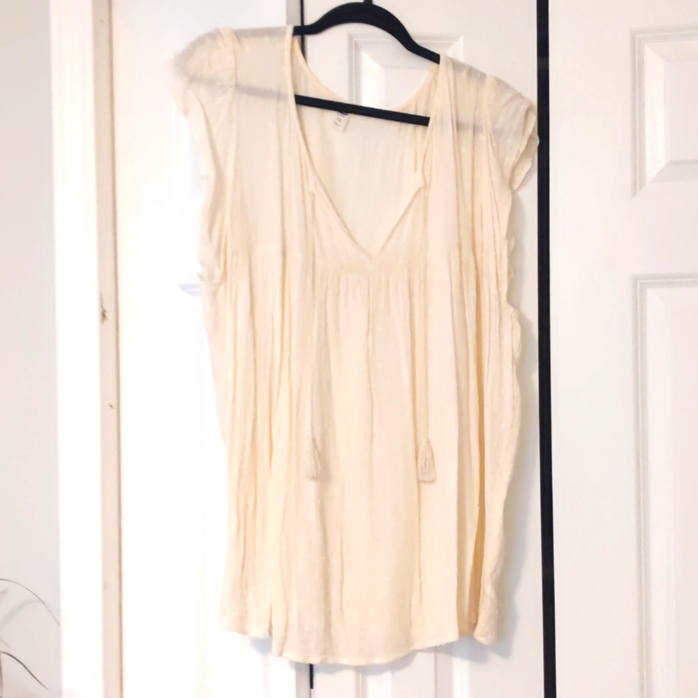 Linen White Blouse